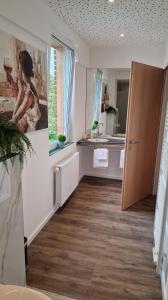 Kuchyň nebo kuchyňský kout v ubytování Hotel Zur Mühle