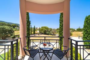 Balkón nebo terasa v ubytování SunnyVilla Rhodes