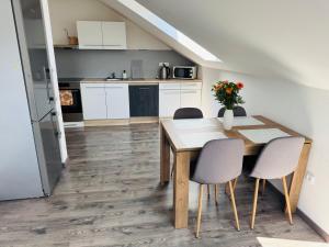 Kuchyň nebo kuchyňský kout v ubytování Apartmán Bessy