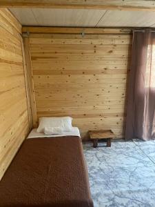 A bed or beds in a room at Eco Glamping with Pool between Nafplio and Argos