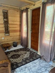 A bed or beds in a room at Eco Glamping with Pool between Nafplio and Argos