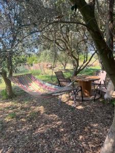 A garden outside Eco Glamping with Pool between Nafplio and Argos