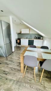 Kuchyň nebo kuchyňský kout v ubytování Apartmán Bessy