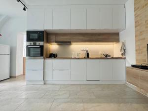 Kuchyň nebo kuchyňský kout v ubytování DowntownKate + 9 fotografií