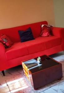 Posezení v ubytování C&M Homes