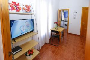 TV a/nebo společenská místnost v ubytování ROYAL TARRACO HomeStay by Turismar