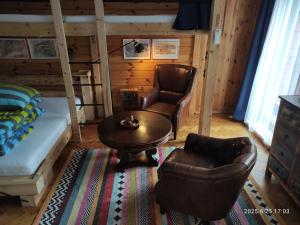 A bed or beds in a room at Cottage Scandi