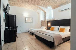 Cama o camas de una habitación en Saint Peter Loft