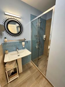 Koupelna v ubytování Halta Pescăruş Accommodation