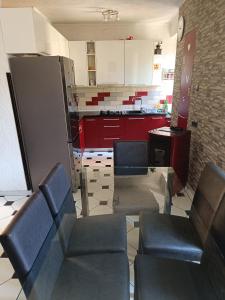 Kuchyň nebo kuchyňský kout v ubytování Apartman Paola