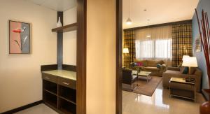 Posezení v ubytování The Eclipse Boutique Suites