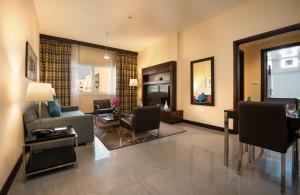 Posezení v ubytování The Eclipse Boutique Suites