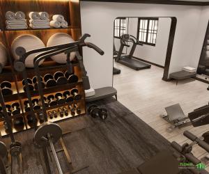 Fitness centrum a/nebo fitness zařízení v ubytování KOJIOriental Maison