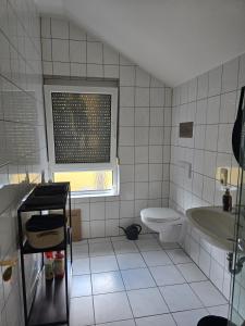 Koupelna v ubytování Wohnung- ideal für Kurz- und Langzeitmiete