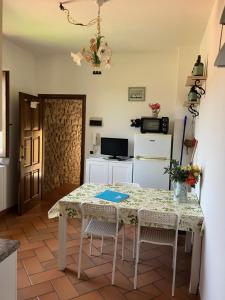 Η κουζίνα ή μικρή κουζίνα στο Appartamento Piazza di Montese 1