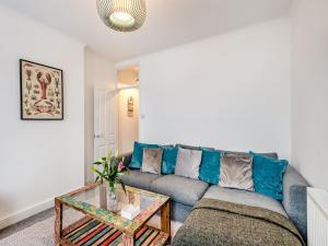 Et opholdsområde på Crab Cottage