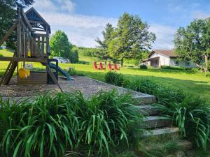 Zahrada ubytování Auberge Schweizer