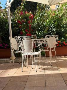 Patio nebo venkovní prostory v ubytování Hotel Savoia