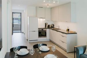 Η κουζίνα ή μικρή κουζίνα στο Apartment Rosmarin - Alpstay