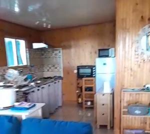 Kuchyň nebo kuchyňský kout v ubytování Au doux Tamarin des hauts