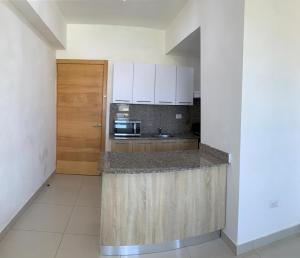 Kuchyň nebo kuchyňský kout v ubytování Apartamento en Boca Chica T2 706