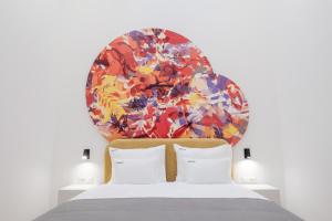 Letto o letti in una camera di Hotel Eleven