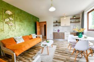 Kuchyň nebo kuchyňský kout v ubytování Holiday Home Ostrun
