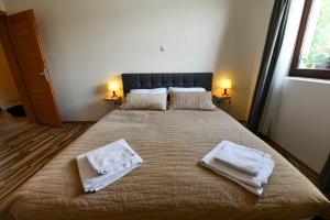 Postel nebo postele na pokoji v ubytování Holiday Home Ostrun