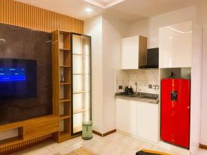 Kuchyň nebo kuchyňský kout v ubytování Emirates Residence