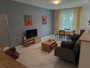 Et tv og/eller underholdning på Apartments Sara