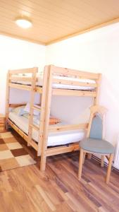 Postel nebo postele na pokoji v ubytování Lerchenhof