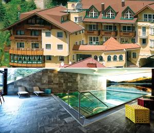 Bazén v ubytování Hotel Dorfstadl nebo v jeho okolí