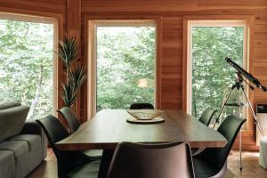 Posezení v ubytování Chalet AYUR - SPA et nature + 25 fotografií
