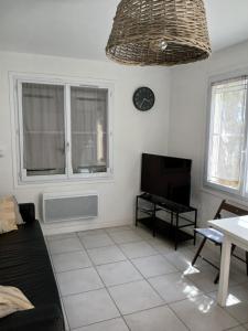 TV a/nebo společenská místnost v ubytování Maison 1 chambre