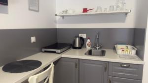 Een keuken of kitchenette bij Code Srebrno Jezero