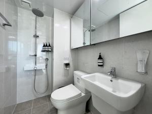 Kopalnica v nastanitvi Eunhasu D&M Residence