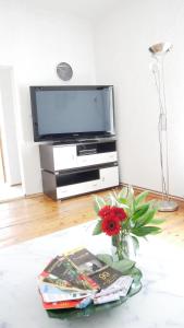 TV a/nebo společenská místnost v ubytování Lerchenhof