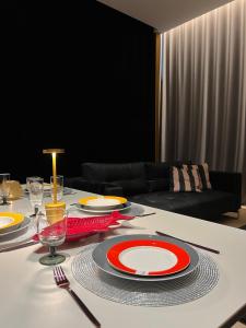 Bilde i galleriet til Design apartment with view to Nemunas, Prienai i Pakopi
