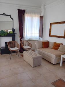 A seating area at Happy Holiday