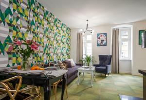 Część wypoczynkowa w obiekcie Classy Apartments - Ruska
