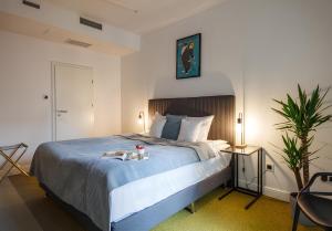 Łóżko lub łóżka w pokoju w obiekcie Classy Apartments - Ruska