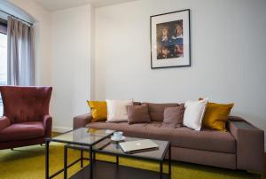 Część wypoczynkowa w obiekcie Classy Apartments - Ruska