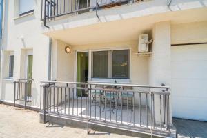 Balkón nebo terasa v ubytování MyFlat Siófok Beach Apartment