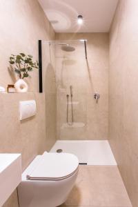 Et badeværelse på Luxury apartment KaLeGa