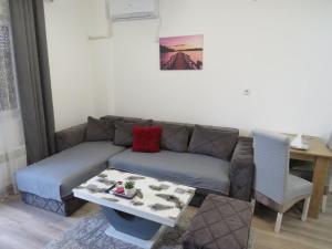 Zona de estar de AQUA LUX APARTMAN
