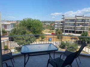 Balkoni atau teres di Art Apartment