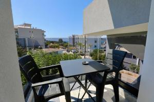 Balkón nebo terasa v ubytování Klejvi Apartments