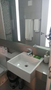 Koupelna v ubytování Flat em pinheiros equipado em hotel 4 stat