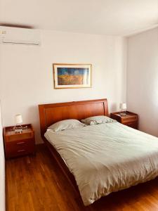 Postel nebo postele na pokoji v ubytování Apartman Lavanda