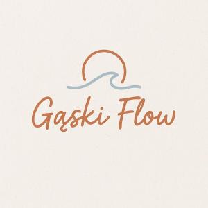 a logo for a pasta shop with a wave at Gąski Flow w Nadmorskie apartamenty in Gąski
